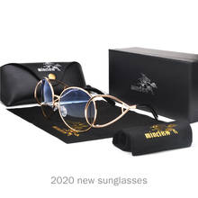 Round Sunglasses Women Vintage Sun Glasses for Female Retro Brand Designer Sunglasses-women Luxury Metal Frames UV400 NX 2024 - buy cheap