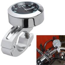 Mount Digital CNC Aluminum Clock Mini Waterproof Digital Watch 7/8 inch Motorbike Bicycle Waterproof Clock 2024 - buy cheap