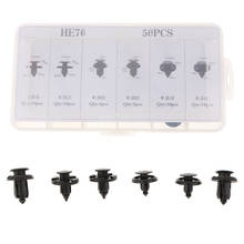 50 Pieces  Mixed Car Body Plastic Push Pin Rivet Fasteners Trim Moulding Clips 2024 - buy cheap