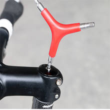 Ckahvaz mini chave hexagonal de 3 vias, chave inglesa 4/5/6mm para bicicleta, chave allen, ferramentas de reparo hexagonal para bicicleta, mtb, tipo y 2024 - compre barato