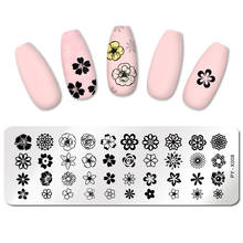 PICT YOU Nail Stamping Plate Flower Nail Art Image Plate DIY Printing Stainless Steel Stencil Design Tools Stamp Templates 2024 - buy cheap