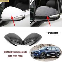 For hyundai santa fe IX45 2019 2020 Car Accessories Outside Door Rearview Mirror Decoration Protector Shell Covers trim Housing 2024 - buy cheap