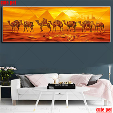 5D Diamond Painting Camel pyramid egypt Diamond Mosaic Rhinestones Pictures Cross Stitch Diamond Embroidery Full Display large 2024 - buy cheap