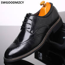 Zapatos Brogues formales para Hombre, calzado Oxford De cuero genuino, De diseñador, Italiano 2024 - compra barato