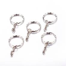 Iron Key Chain Findings for Jewelry Making DIY Accessories,21mm,about 25pcs/bag 2024 - buy cheap