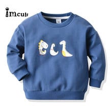 Imcute-Sudadera de algodón con estampado de dibujos animados para niños, suéter de lana para niños de 1 a 6 años, ropa de otoño 2024 - compra barato