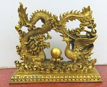 Медный дракон феникс Chengxiang, скульптура, украшение для свадебной комнаты, свадебные подарки друзьям 2024 - купить недорого