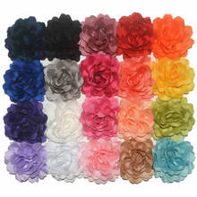 60 pcs/lot, 3.15 inches high quality Chiffon Rose Flower, Brooch flowers, 3D Decoration Appliques wedding flowers 2024 - buy cheap
