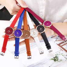Hot Fashion Women Leather Diamond Watch Luxury Ladies Quartz Watches CCQ Clock Relogio Feminino 2024 - buy cheap