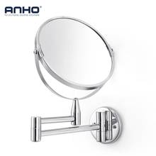 5X Wall Mounted Makeup Mirror 360 Rotating Adjustable 7" 1X/5X Double Sided Arm Extend Free Magnifier Cosmetic Bathroom Mirror 2024 - buy cheap