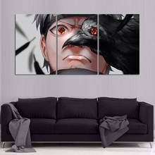 3 peças pintura a óleo anime poster decoração da sua casa hd impressão arte da lona papel de parede murais adesivos de parede sala estar decoração 2024 - compre barato