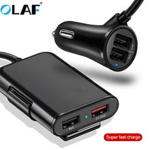 OLAF 3.1A Fast Charge 4 Ports USB Car Charger For iPhone XR XS Tablet Samsung S9 S10 Xiaomi Mi 8 QC 3.0 Front Back Seat Adapter 2024 - buy cheap
