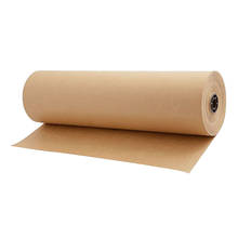 Rollo de papel Kraft de 30 metros, Mega rollo marrón, Material reciclado Natural, perfecto 2024 - compra barato