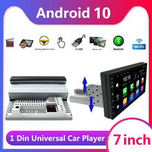JINCAR Car Radio Android multimedia player Autoradio 1 Din 7'' Touch screen GPS WIFI Bluetooth FM auto audio player stereo 2024 - buy cheap