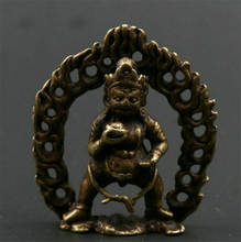 Copper Statue Chinese Bronze Black God Of Wealth Tibetan Barra Mammon Amulet Exorcise Evil Spirits Statue 2024 - buy cheap