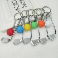 Creative golf keychain bag pendant golf sport activity supplies ball keychain wholesale 2024 - buy cheap