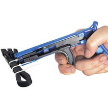 Pistola de sujeción de cables de nailon, herramienta de mano con alicates, organizadora automática, bloqueo rápido, plástico, TG-100, 2,4-4,8mm 2024 - compra barato