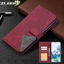 Luxury Flip Leather Case For Samsung Galaxy S22 S21 S20 FE S10 E S9 Note 20 10 Ultra Plus Wallet Magnetic Card Slots Phone Cover 2024 - buy cheap