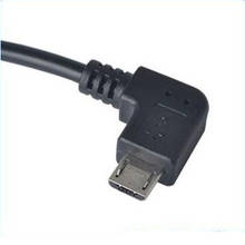 New USB 2.0 OTG Female To 90 Degree Angled Micro USB Male Cable Cord Adapter Micro USB OTG Connector 2024 - купить недорого