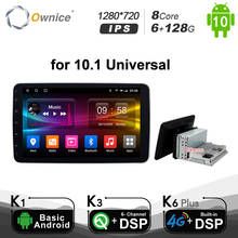 Kit multimídia automotivo para nissan, 1 din, 6 gb ram, 128 gb rom, ownice, 2 din, 1280x720, dsp, 4g, lte, spdif, universal, android 10.0, rádio, reprodutor de gps, navegação para nissan 2024 - compre barato