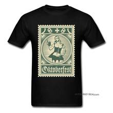 Camiseta con estampado de Oktoberfest para hombre, camisetas de Festival para amantes de la cerveza, ropa negra Vintage, camisetas personalizadas de gran tamaño 2024 - compra barato