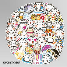 40Pcs/Pack Cute Cat Graffiti Stickers Divination Stickers For Luggage Laptop Refrigerator Motorcycle Skateboard Pegatinas 2024 - buy cheap