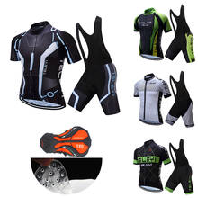 Conjunto de ropa de ciclismo para hombre, Jersey de LICRA y pantalones cortos con tirantes, ropa Retro para bicicleta de carretera, trajes de cuerpo masculino, uniforme de bicicleta de montaña, verano 2021 2024 - compra barato