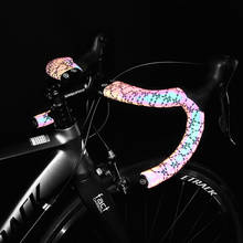 Rainbow Photochromic Bike Handlebar Tape Silica Texture Non-slip Road Bicycle Handlebar Wrap Tape EVA Anti-Vibration Accessories 2024 - buy cheap