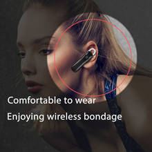 Auriculares inalámbricos M165 TWS con Bluetooth 4,1, cascos intrauditivos de música para negocios, deportivos, adecuados para todos los teléfonos inteligentes 2024 - compra barato