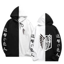 Japan Anime Attack on Titan summer Hoodies Print Sweatshirts Sweatshirt Hoodie Double Color Pullover Thin Clothing Tops Unisex 2024 - buy cheap