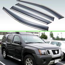 Para Nissan Xterra N50 2005-2015 visera Exterior de plástico persianas de ventilación ventana sol lluvia Deflector 4 Uds 2024 - compra barato