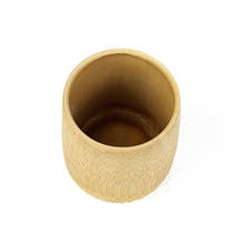 Taza de bambú Natural hecha a mano, taza de agua redonda para té, café y agua, tazas de estilo japonés resistentes al calor 2024 - compra barato
