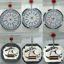 Часы Аксессуары для перемещения оригинальный 2405 движение с двойным календарем кварцевый механизм без батареи одной цены 2024 - купить недорого