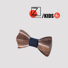 New kid 3D high-end Wooden Bow tie Boys And Girls Dress Shirts  Suits Bow tie Children Boys Girls Wooden Decoration 2024 - buy cheap
