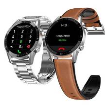 Reloj inteligente de acero inoxidable para hombre y mujer, pulsera con rastreador de actividad deportiva, respuesta a llamadas para Samsung, Android y iPhone 2024 - compra barato