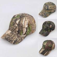 Gorra de béisbol de camuflaje para hombre, sombrero de béisbol de camuflaje para caza al aire libre, hojas de jungla, Airsoft, táctica, Hip Hop, ajustable, novedad de 2021 2024 - compra barato