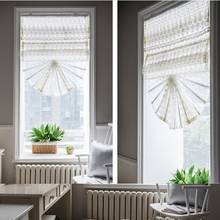 Sheer Roman Blinds Window Curtains Light Filtering Fabric Model RM105 Designs Manual Chain Control Customize Size Finished 2024 - buy cheap
