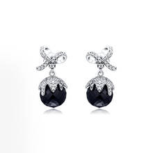 100% Genuine 925 Sterling Silver Jewelry Elegant Beauty Drop Earring Fashion Earrings for Women DIY Jewelry Party Gift Wholesale 2024 - buy cheap