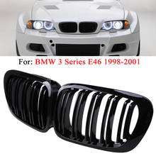 Left & Right Front Kidney Grill Grilles For BMW E46 2Door 3 Serie M3 98-01 Coupe 2024 - buy cheap