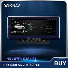Radio con GPS para coche, reproductor Multimedia con Android, grabadora estéreo, pantalla LHD RHD, DVD, unidad principal de navegación, para AUDI A6 2010 2011 2024 - compra barato