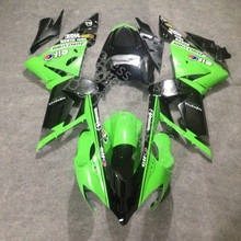 High Quality for Kawasaki ZX 10R 04-05 ABS Plastic Injection Bodywork Motorcycle ZX10R 2004 2005 green black Fairing 2024 - buy cheap