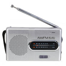 Hot Sales BC-R21 AM/FM Radio Mini Portable Telescopic Antenna Radio Pocket World Receiver Speaker Mayitr 2024 - buy cheap