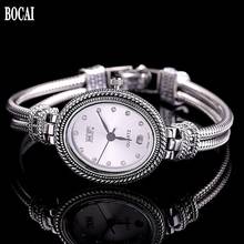Pulsera de joyería de plata esterlina s925 auténtica para mujer, reloj delicado de plata tailandesa, novedad de 2020 2024 - compra barato
