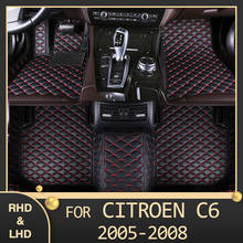 MIDOON Car floor mats for Citroen C6 2005 2006 2007 2008 Custom auto foot Pads automobile carpet cover 2024 - buy cheap
