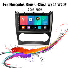 For Mercedes Benz W203 Android C200 C230 C240 C320 C350 CLK For Benz W209 2005-2009 2 Din Car Multimedia Player GPS Autoradio 2024 - buy cheap