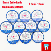 2pcs Dental Ortodôntico de Aço Inoxidável Fio de 0.5mm a 1.8mm Mayitr Odontologia Ortodôntico Cirúrgico Instrumentos Ferramentas de Dentista 2024 - compre barato