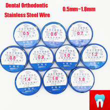 2 piezas de alambre de acero inoxidable de ortodoncia Dental de 0,5mm a 1,8mm Mayitr instrumentos quirúrgicos de odontología herramientas de dentista 2024 - compra barato