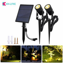 Khlitec-lâmpada solar ip65, à prova d'água, área externa, luz led, super brilho, jardim, gramado, paisagem, luminárias