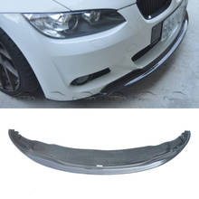 Real Carbon Fiber Front Bumper Lip Spoiler Protector For BMW 3 Series E92 E93 M-Tech 2005-2009 Car Styling 2024 - buy cheap