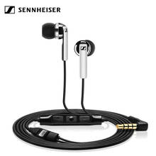 Sennheiser fone de ouvido cx 2.00i 3.5mm, com fio, estéreo, esportivo, controle de linha, grave profundo, com microfone para iphone, dispositivo ios 2024 - compre barato